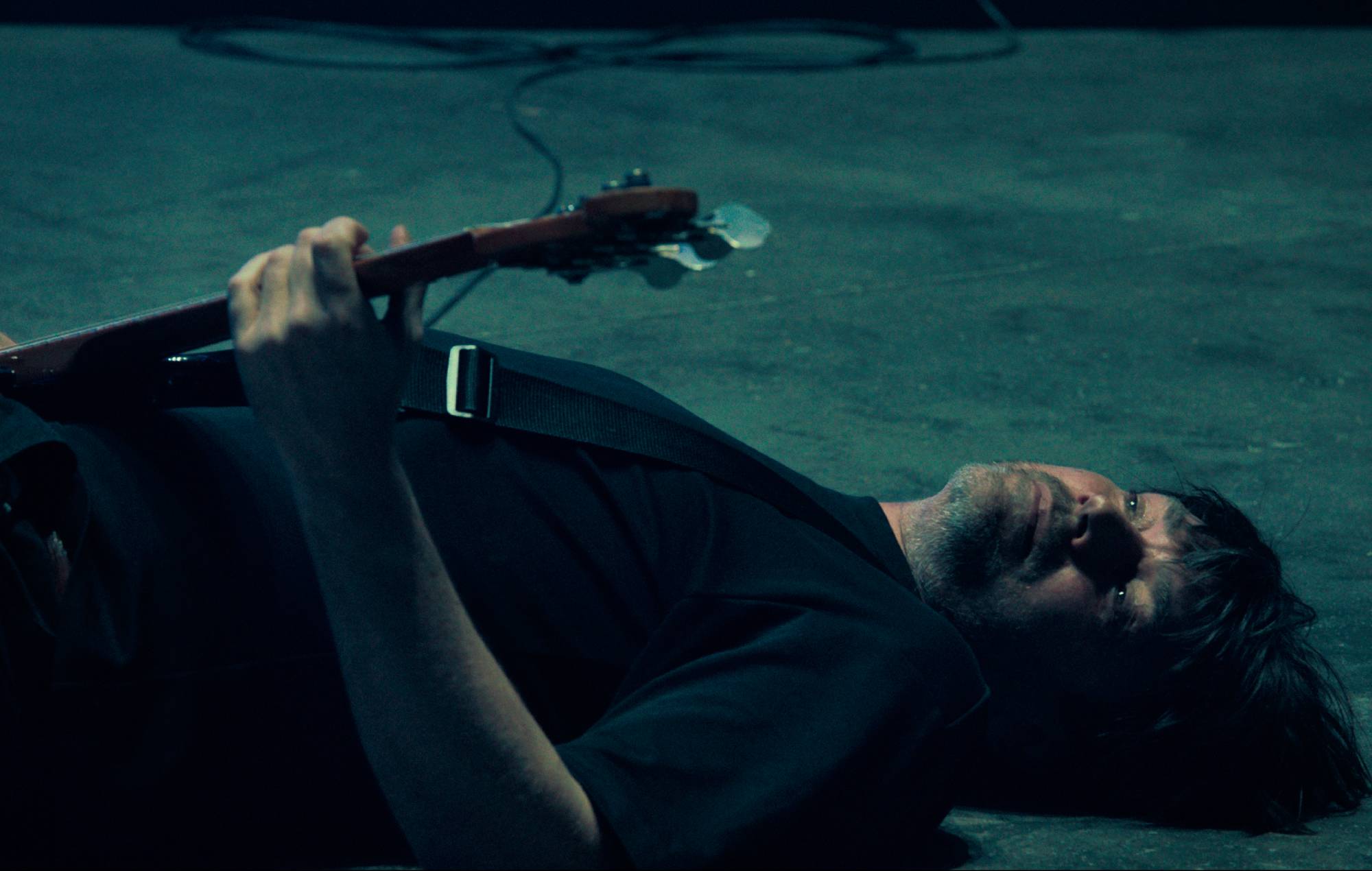 Alex James in Blur's new film 'To The End'. Credit: Altitude