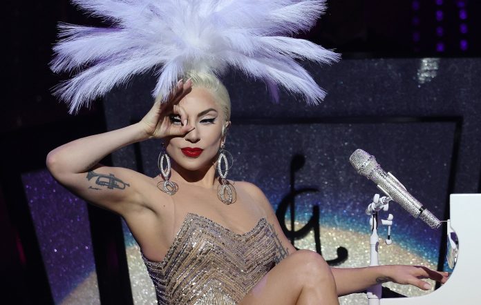 Lady Gaga performs during her 'JAZZ & PIANO' residency at Park MGM on August 31, 2023 in Las Vegas