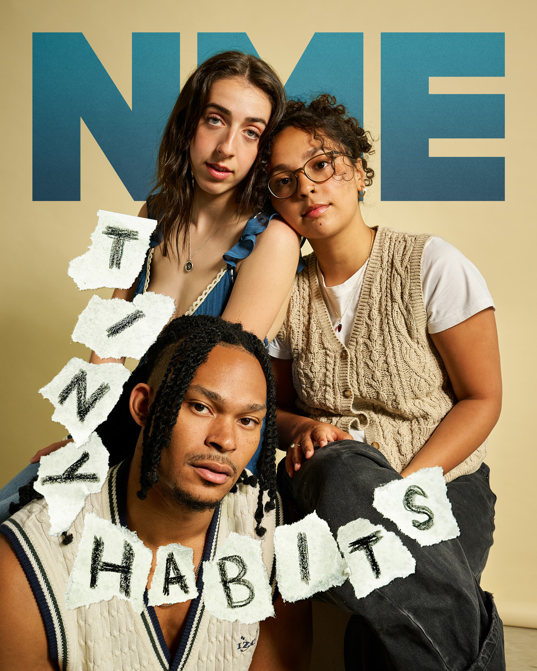 Tiny Habits on The Cover of NME (2024), photo by Sam Williams