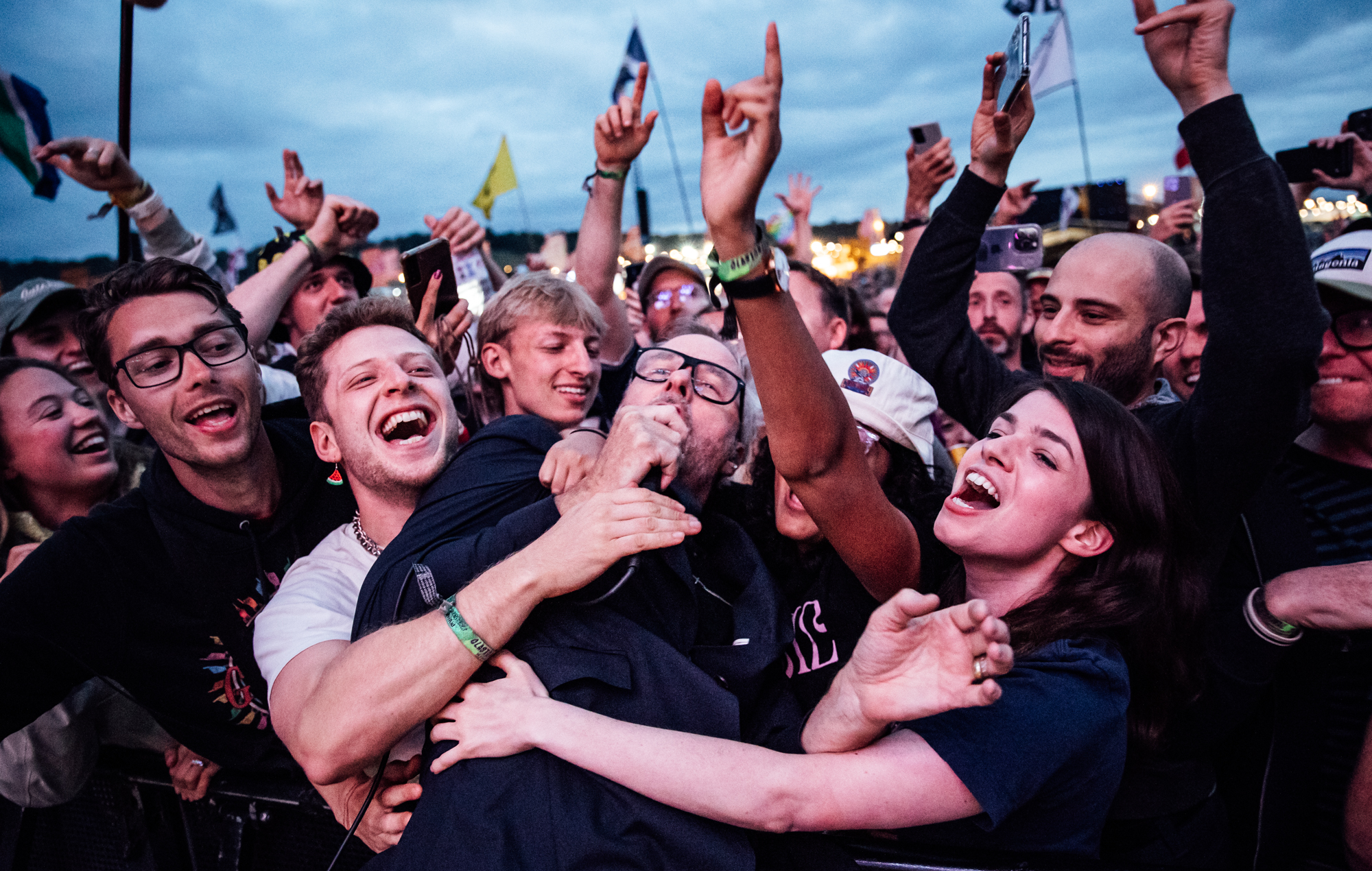 The National live at Glastonbury 2024. Credit: Andy Ford for NME