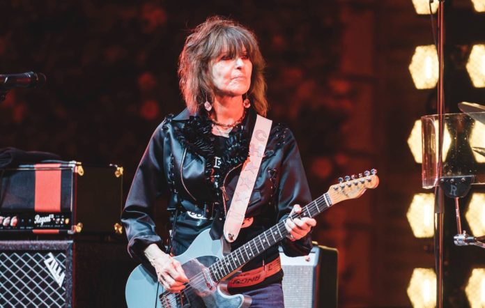 Chrissie Hynde of The Pretenders performs in concert during Les Nits de Barcelona festival on July 01, 2024 in Barcelona, Spain. (Photo by Xavi Torrent/Redferns)